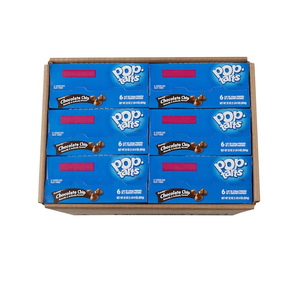 Kelloggs Frosted Open & Fold Display Chocolate Chip Pastry 2 Count, PK72 - 3800019721