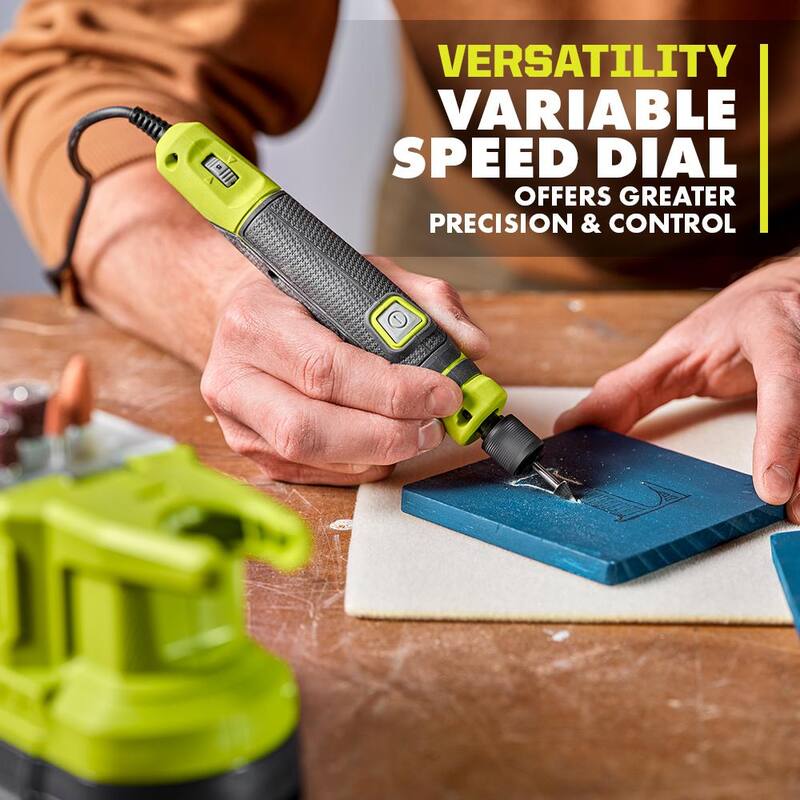 Juego de herramientas rotativas de precisión inalámbricas RYOBI ONE+ 18V con batería de 2.0 Ah y cargador - PRT100K1