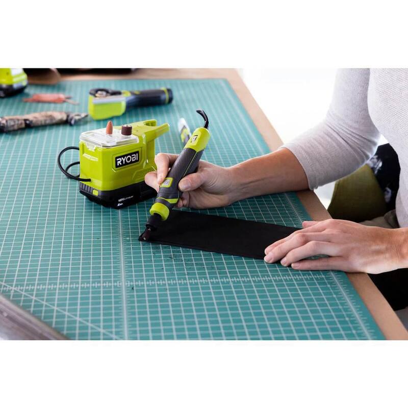 Juego de herramientas rotativas de precisión inalámbricas RYOBI ONE+ 18V con batería de 2.0 Ah y cargador - PRT100K1