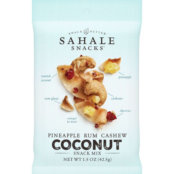 Sahale Snacks Sahale 1.5 oz. Pineapple Rum Coconut Snack Mix, PK42 - 9386900078