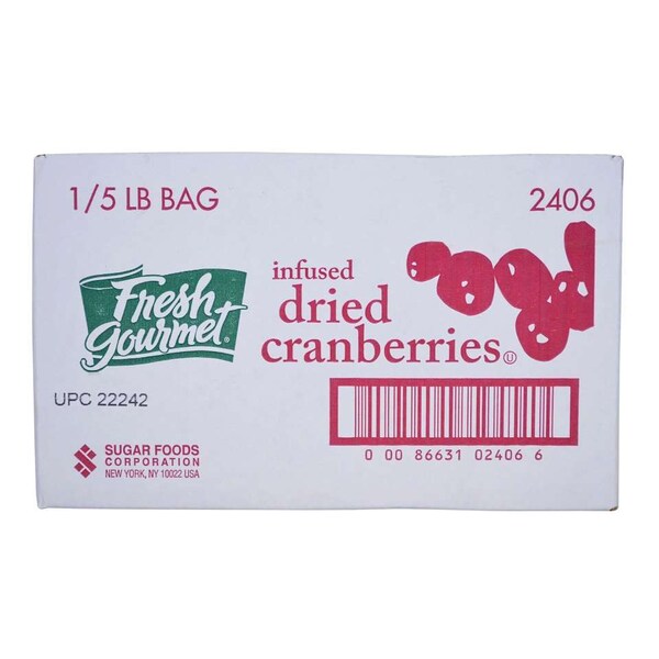 Fresh Gourmet Fresh Gourmet Infused Cranberries 5lbs - 2406
