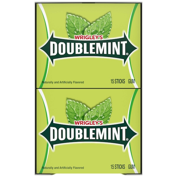 Doublemint Doublemint Single Serve Doublemint Gum 15 Pieces, PK120 - 259634