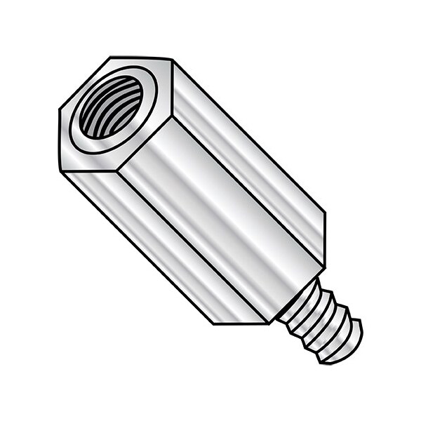 Zoro Select 10-32X9/16 No 3/8 Hex M-F Standoffs Aluminum, 1000Pk - 370911HMA