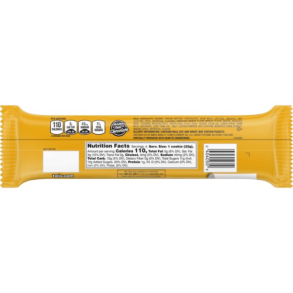 Twix Twix Caramel King Size Candy Bar 3.02 oz., PK144 - 227962