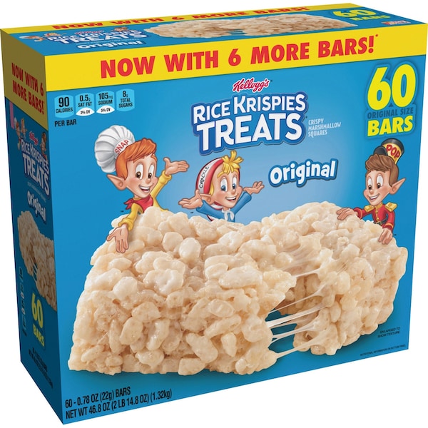 Kelloggs Rice Krispies Treat, 60 PK - 17114
