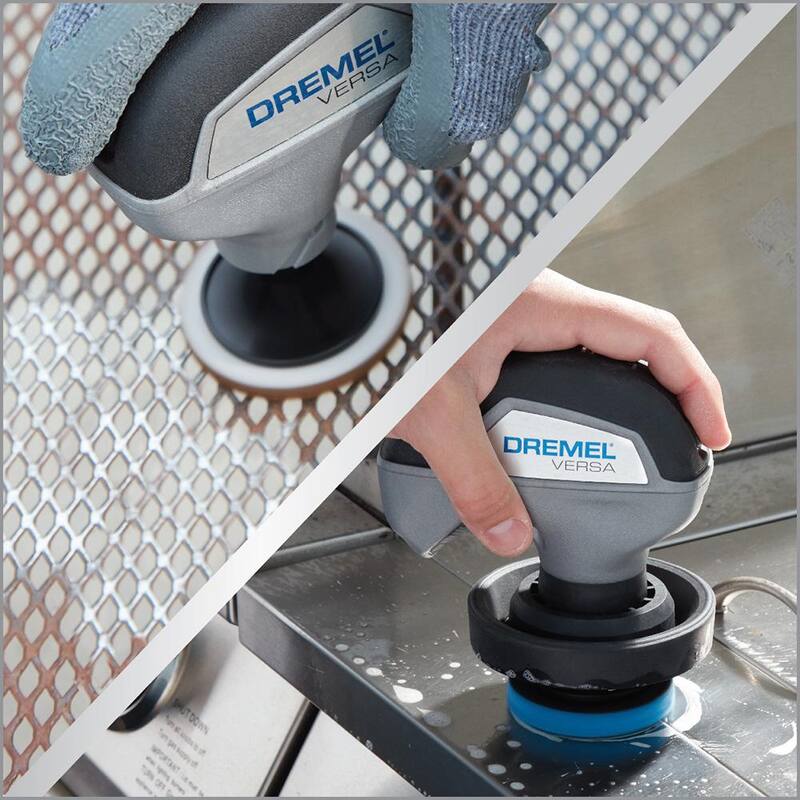Kit de herramientas de limpieza Dremel Versa 4V inalámbrico de iones de litio con Power Scrubber 15Pc Mega Accessory Kit - PC10-04+PC501