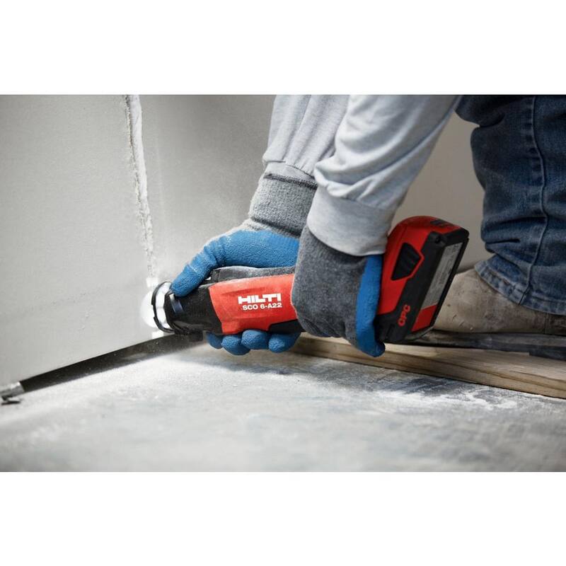 Herramienta inalámbrica para cortar paneles de yeso Hilti 6-A de 22 voltios de iones de litio sin escobillas (solo herramienta) - 2132369