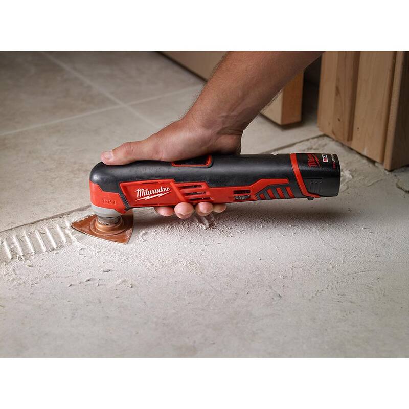 Herramienta rotativa inalámbrica Milwaukee M12 12V de ion de litio con tecnología Brushless y multi-herramienta oscilante M12 (solo herramienta) - 2525-20-2426-20