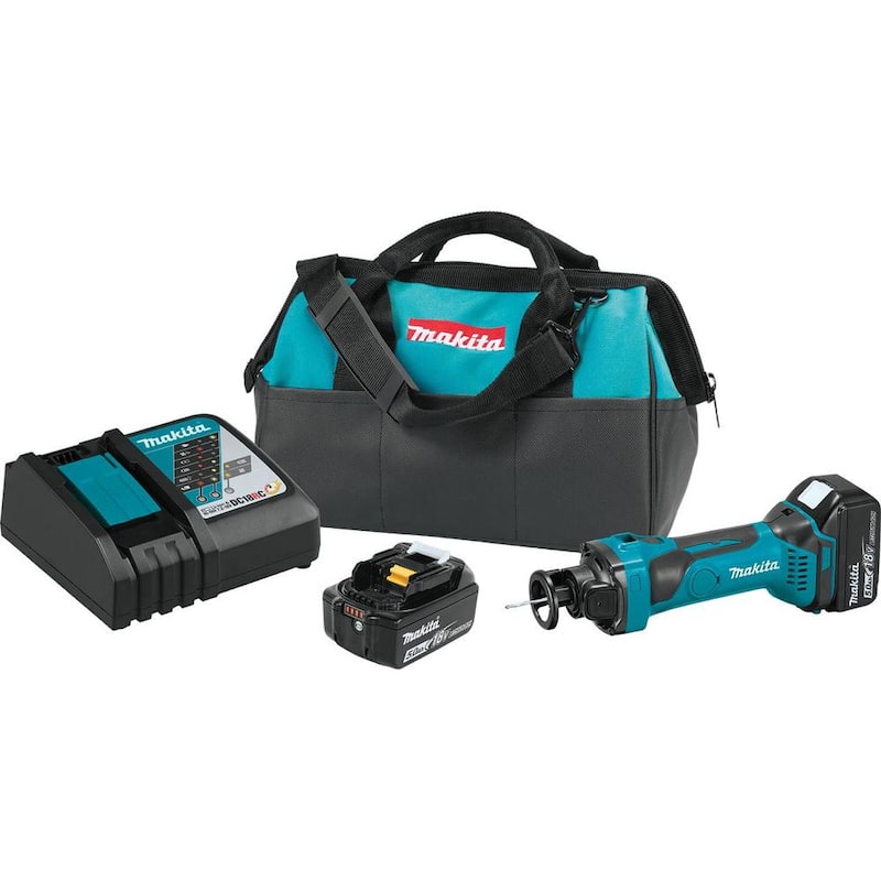 Kit de herramientas inalámbricas para recortes con batería de iones de litio de 18V LXT de Makita, 5.0 Ah - XOC01T