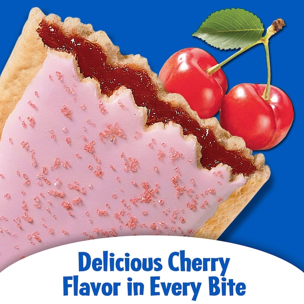 Kelloggs Pop-Tarts Frosted Open & Fold Display Cherry Pastry 2 Count, PK72 - 3800031832
