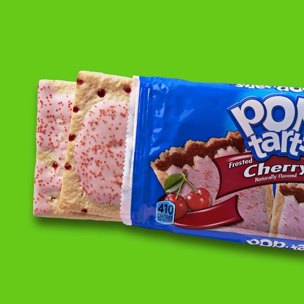 Kelloggs Pop-Tarts Frosted Open & Fold Display Cherry Pastry 2 Count, PK72 - 3800031832