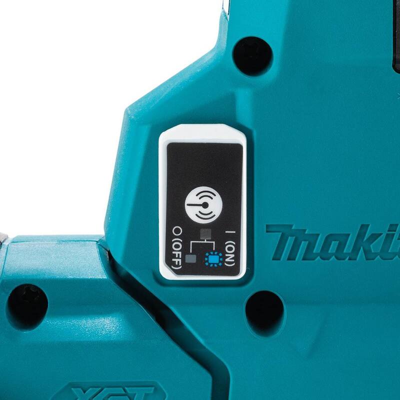 Kit de martillo rotativo inalámbrico sin escobillas Makita 40V max XGT de 13/16 pulgadas con extractor, AFT, compatible con AWS (2.5Ah) - GRH10D1W.