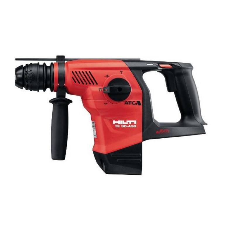 Martillo rotativo SDS Plus sin escobillas Hilti de 36 voltios TE 30 inalámbrico para perforación y cincelado de concreto (solo herramienta) - 2173219