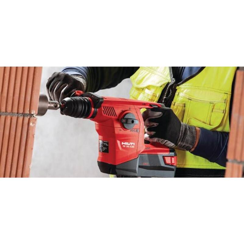 Martillo rotativo SDS Plus sin escobillas Hilti de 36 voltios TE 30 inalámbrico para perforación y cincelado de concreto (solo herramienta) - 2173219
