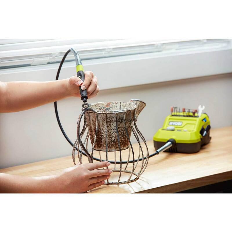 RYOBI ONE+ 18V Juego de Herramienta Rotativa Inalámbrica con Batería de 1.5 Ah y Cargador - P460K1SB