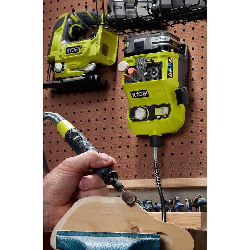 RYOBI ONE+ 18V Juego de Herramienta Rotativa Inalámbrica con Batería de 1.5 Ah y Cargador - P460K1SB