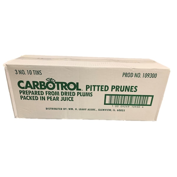Carbotrol Carbotrol-Pitted Prune No 10, PK3 - 109300