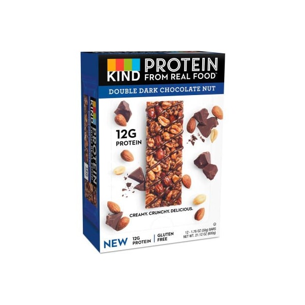 Kind KIND Protein Bars, Double Dark Chocolate, 1.76 oz., 12/Box - 26036