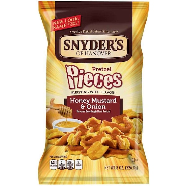 Snyders Of Hanover Snyder's Of Hanover Honey Mustard & Onion Pretzel Pieces 8 oz., PK6 - 86910