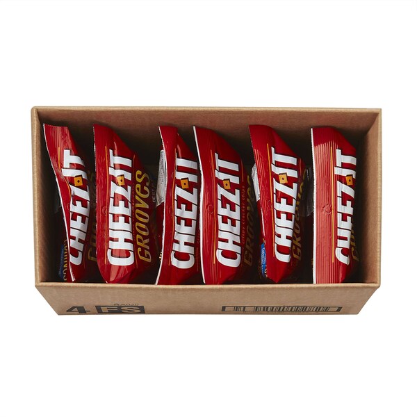 Cheez-It Cheez-It Grooves Zesty Cheddar Ranch Crackers 3.25 oz. Bag, PK6 - 2410093646
