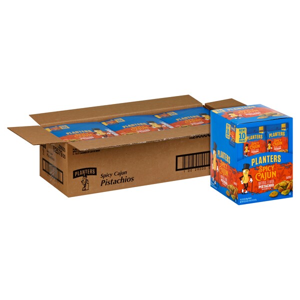 Planters Planters Spicy Cajun Pistachio 2.25 oz. Tube, PK30 - 10029000025797