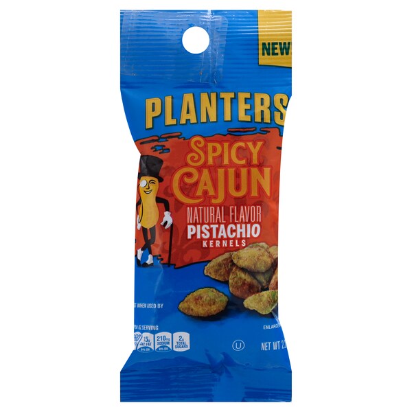 Planters Planters Spicy Cajun Pistachio 2.25 oz. Tube, PK30 - 10029000025797