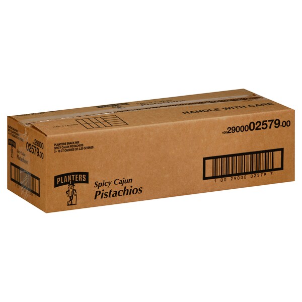 Planters Planters Spicy Cajun Pistachio 2.25 oz. Tube, PK30 - 10029000025797