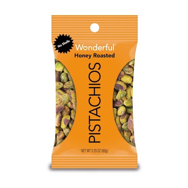 Wonderful Wonderful Honey Roasted Pistachios 2.25 oz Bagged - 703039