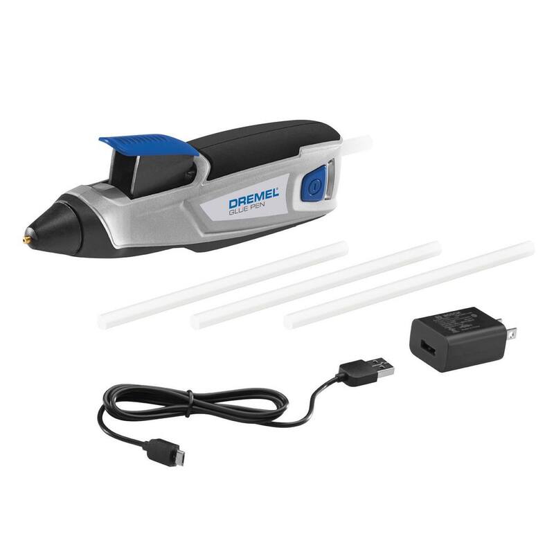 Dremel Versa 4V Kit de herramientas para limpieza con cepillo de potencia máxima inalámbrico de iones de litio con pluma de pegamento inalámbrica USB de 4V - PC10-04+HSGP-01