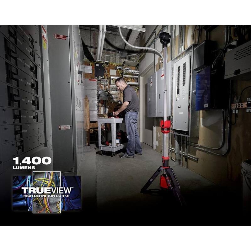 Herramienta rotativa inalámbrica sin escobillas de 12V de ion de litio Milwaukee M12 con luz de trabajo ROCKET LED de 1400 lúmenes M12 (sólo herramienta) - 2525-20-2132-20
