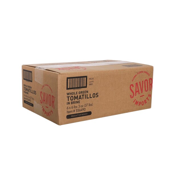 Savor Imports Savor Imports Whole Green Tomatillos No 10 Can, PK6 - 556490