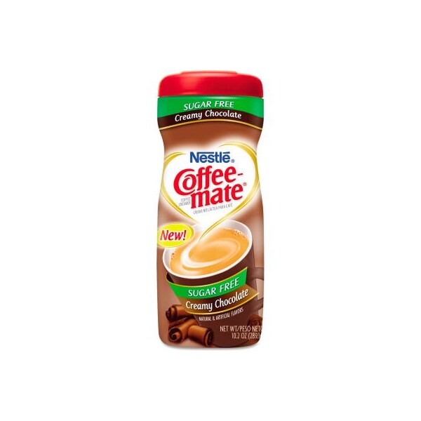 Coffee Mate Coffee mate Non-Dairy Sugar Free Powdered Creamer, Creamy Chocolate, 10.2 oz. - 59573