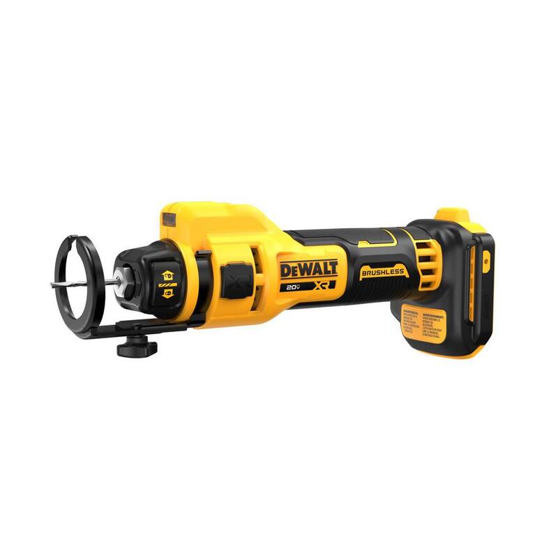 Herramienta inalámbrica DEWALT 20-Volt MAX XR de corte de yeso con batería Powerstack 5.0 Ah y cargador - DCE555BWCBP520C