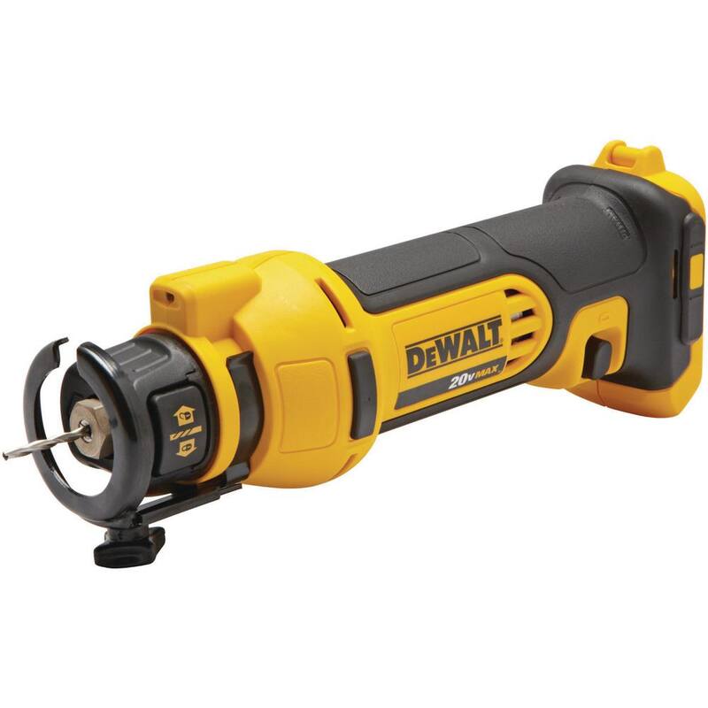 Herramienta inalámbrica DEWALT 20-Volt MAX XR de corte de yeso con batería Powerstack 5.0 Ah y cargador - DCE555BWCBP520C