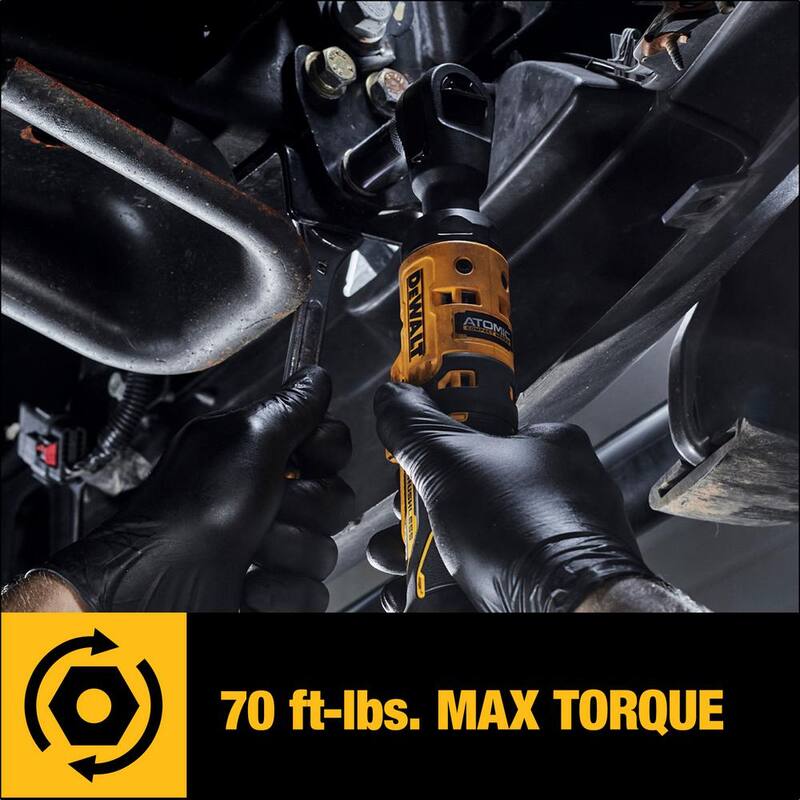 DEWALT ATOMIC 20V MAX Llave de trinquete inalámbrica de 1/2 pulg. (Herramienta solamente) - DCF512B