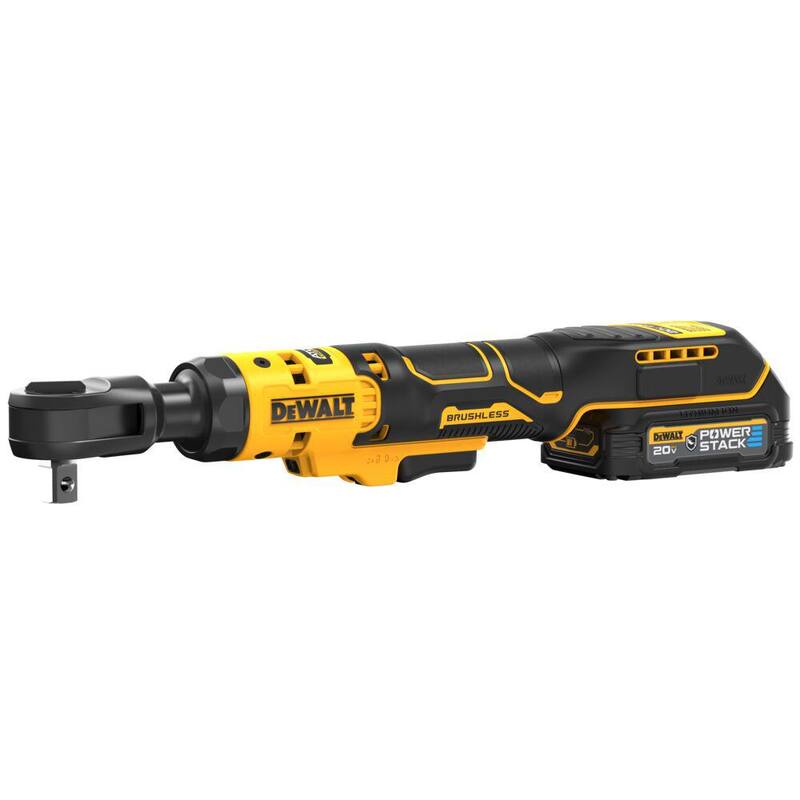 Llave de trinquete inalámbrica DEWALT 20-Volt MAX de 1/2 pulgadas con batería de iones de litio - DCF512GE1