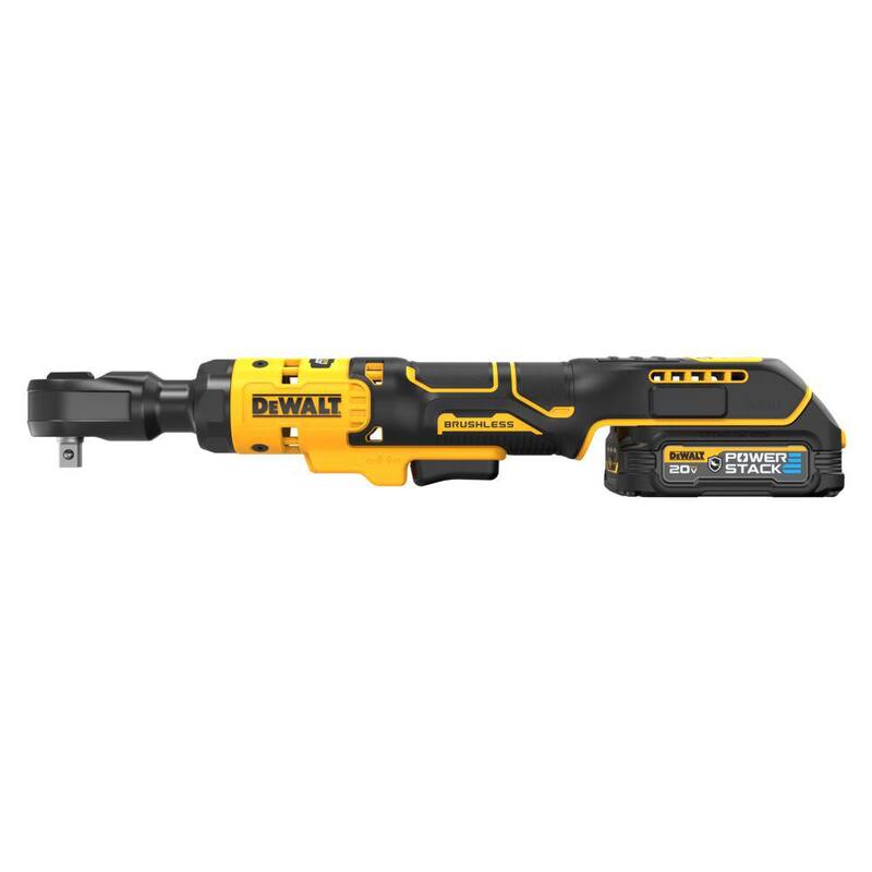 Llave de trinquete inalámbrica DEWALT 20-Volt MAX de 1/2 pulgadas con batería de iones de litio - DCF512GE1