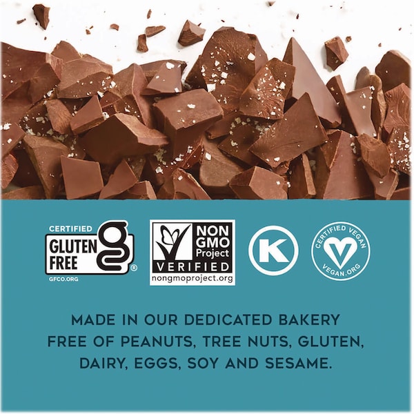 88 Acres Sweet N Salty Gluten-Free Dark Chocolate Sea Salt Seed and Oat Bar, 1.6 oz Bar, 9PK - ACY00504
