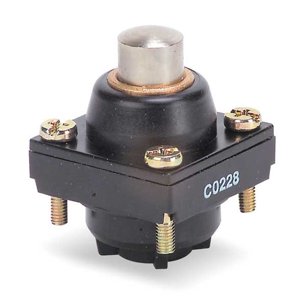 Cabezal de interruptor de límite Telemecanique Sensors, émbolo, parte superior, 0.43 pulgadas - ZCKE61