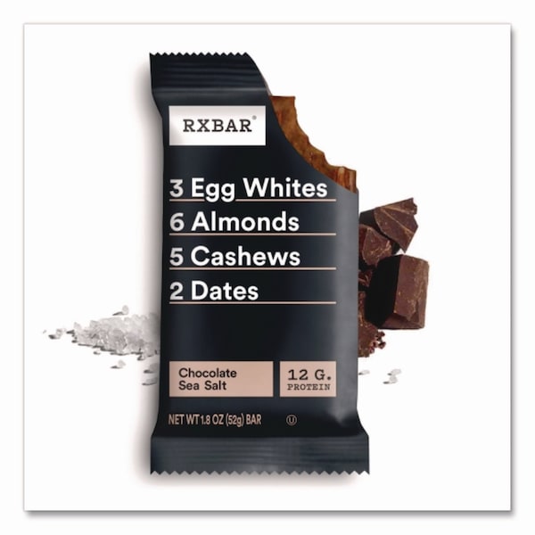 Rxbar Adult Bars, Chocolate Sea Salt, 1.83 oz Bar, 12PK - CGO00430