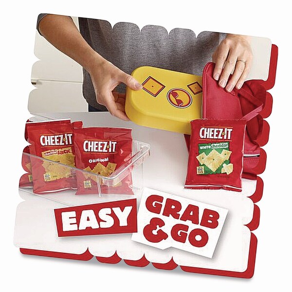 Cheez-It Baked Snack Crackers, Variety Pack, 0.75 oz Bag, 12PK - KEE94026