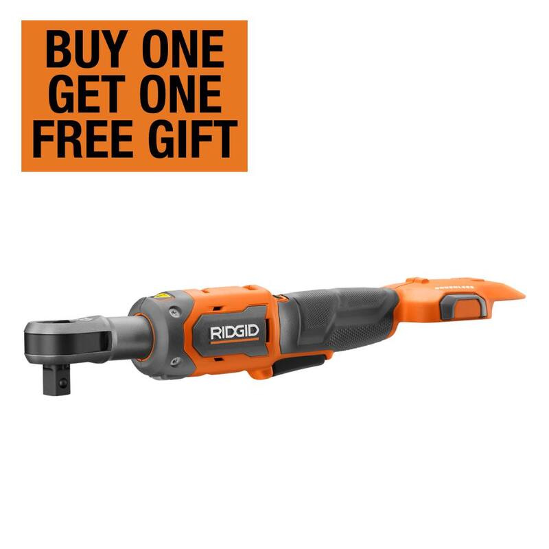 RIDGID Llave de trinquete inalámbrica sin escobillas de 18V 1/2 pulg. (Sólo la herramienta) - R866012B