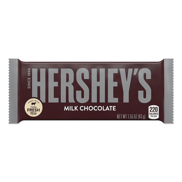 Hersheys Chocolate Bars, Milk Chocolate, 55.8 oz, 36PK - HEC24000