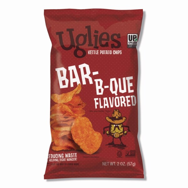 Uglies Kettle Potato Chips, Bar-B-Que, 2 oz Bags, 24PK - DFN26103