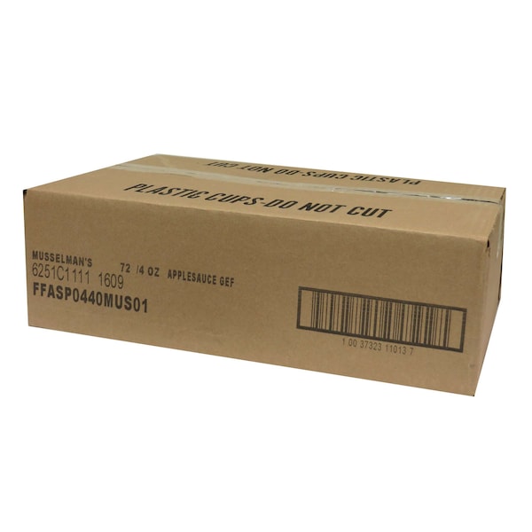 Musselmans Musselman's Apple Sauce 4 oz. Bowls, PK72 - FFASP0440MUS01