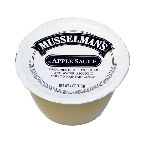 Musselmans Musselman's Apple Sauce 4 oz. Bowls, PK72 - FFASP0440MUS01