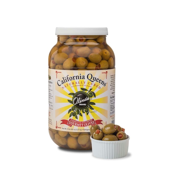 Olinda Olinda Pimento Stuffed Queen Olives 110/120 Count - 1gal. PET Jar, PK4 - 62103