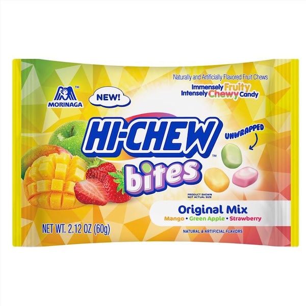 Hi-Chew Hi-Chew Bites Green Apple/Mango/Strawberry Chewy Candy 2.12 oz - 15440