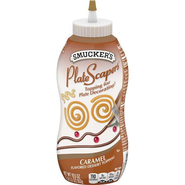 Smuckers Smucker's Platescraper Caramel Drizzle 19.5 oz. Bottle, PK12 - 5150005055