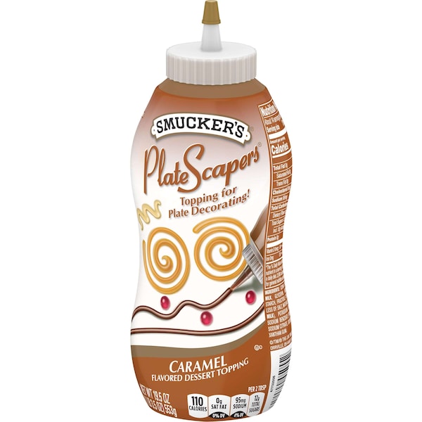 Smuckers Smucker's Platescraper Caramel Drizzle 19.5 oz. Bottle, PK12 - 5150005055